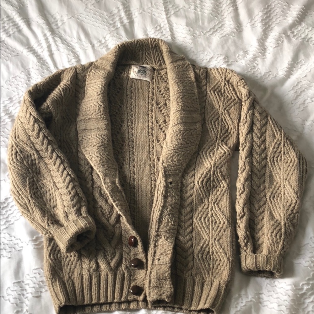 Vintage 100% Irish Wool Sweater